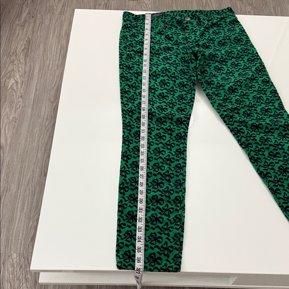 J CREW Toothpick Slim Pants Jeans Corduroy Design Low Rise Stretch Womens 28 - Picture 8 of 13